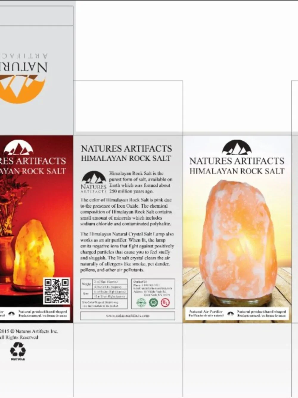 Himalaya Pink Salt Lamp Pallet size of 500 units with 83.3 boxes